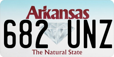 AR license plate 682UNZ