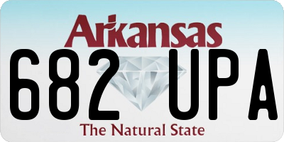 AR license plate 682UPA