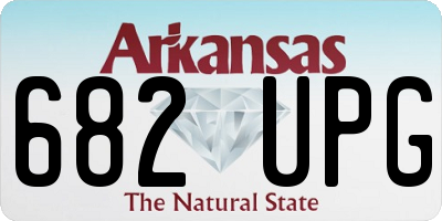 AR license plate 682UPG