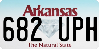 AR license plate 682UPH