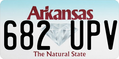 AR license plate 682UPV