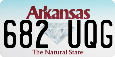 AR license plate 682UQG