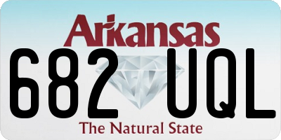 AR license plate 682UQL