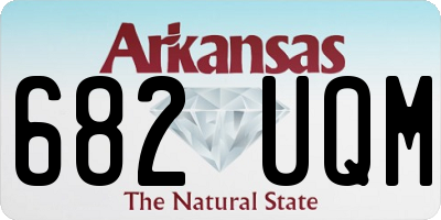 AR license plate 682UQM