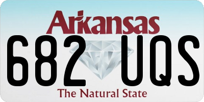 AR license plate 682UQS