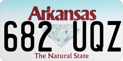 AR license plate 682UQZ