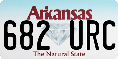 AR license plate 682URC