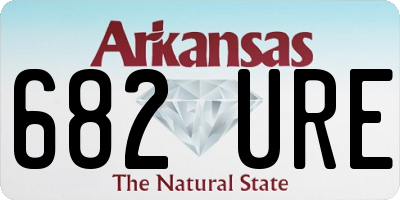 AR license plate 682URE