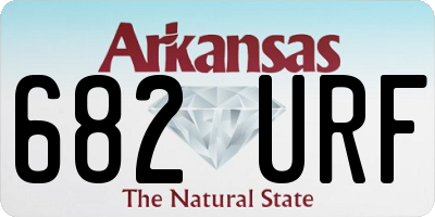 AR license plate 682URF