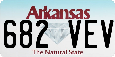 AR license plate 682VEV
