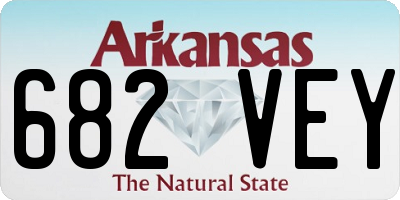AR license plate 682VEY