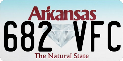 AR license plate 682VFC