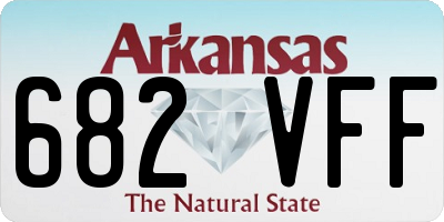 AR license plate 682VFF