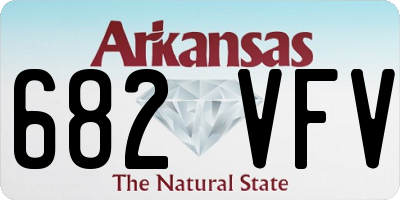 AR license plate 682VFV