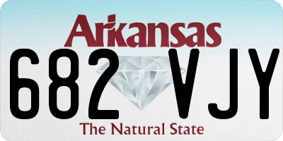 AR license plate 682VJY