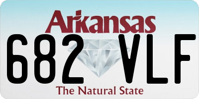 AR license plate 682VLF