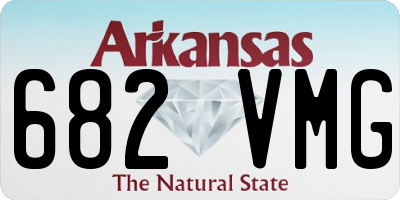 AR license plate 682VMG