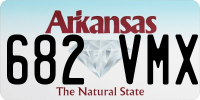 AR license plate 682VMX