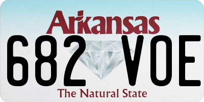 AR license plate 682VOE