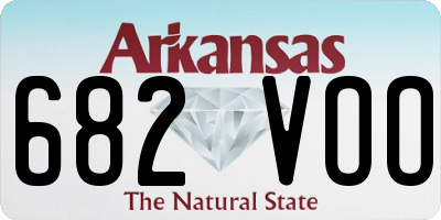 AR license plate 682VOO