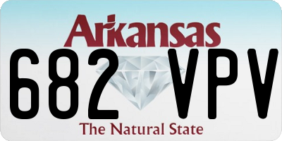 AR license plate 682VPV