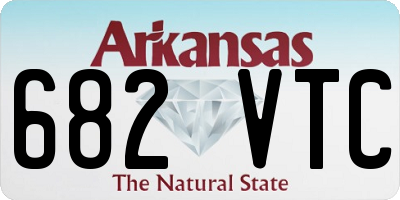 AR license plate 682VTC