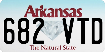 AR license plate 682VTD