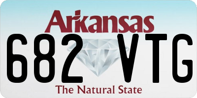 AR license plate 682VTG
