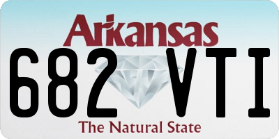 AR license plate 682VTI