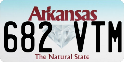 AR license plate 682VTM
