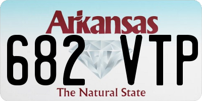 AR license plate 682VTP