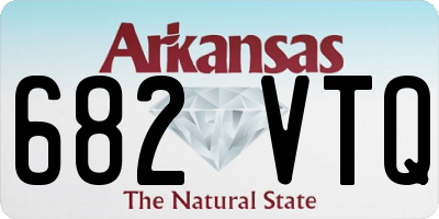 AR license plate 682VTQ