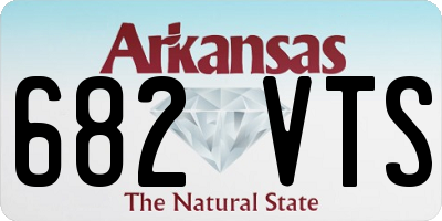 AR license plate 682VTS