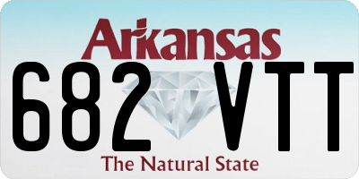 AR license plate 682VTT