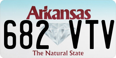 AR license plate 682VTV