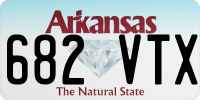 AR license plate 682VTX