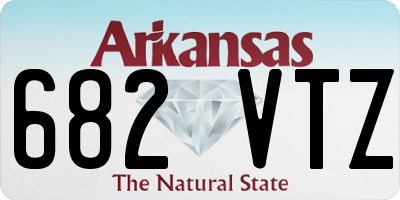 AR license plate 682VTZ