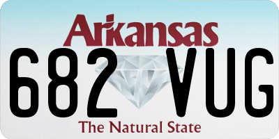 AR license plate 682VUG