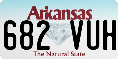 AR license plate 682VUH
