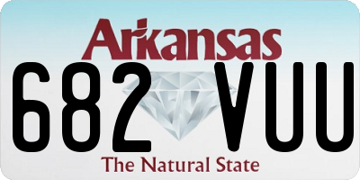 AR license plate 682VUU