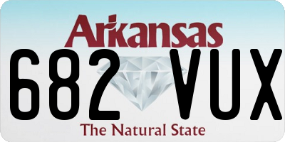AR license plate 682VUX
