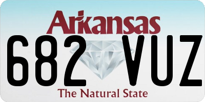 AR license plate 682VUZ