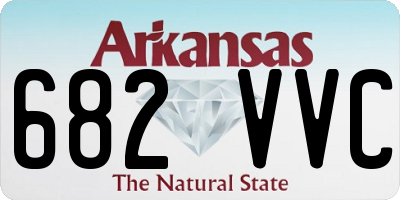 AR license plate 682VVC