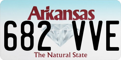 AR license plate 682VVE