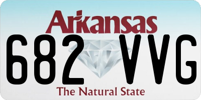 AR license plate 682VVG