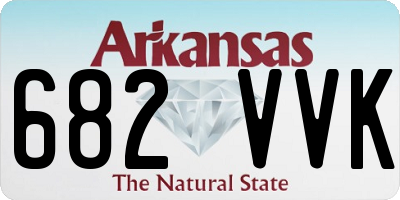 AR license plate 682VVK