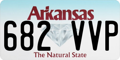 AR license plate 682VVP