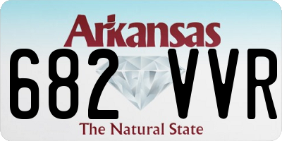 AR license plate 682VVR