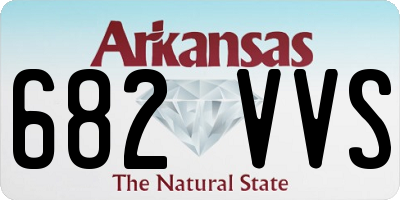 AR license plate 682VVS