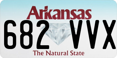 AR license plate 682VVX